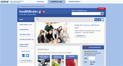 Desktop Screenshot of healthfinder.gov